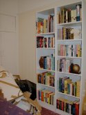 Books in the guest room